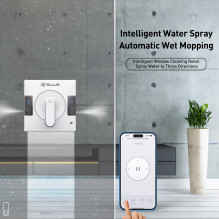 Tellur Smart WiFi Robot Langų valiklis RWC02 baltas