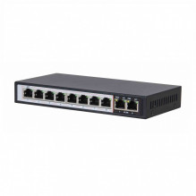 EXTRALINK 8x port PoE + 2x uplink RJ45 switch CERES