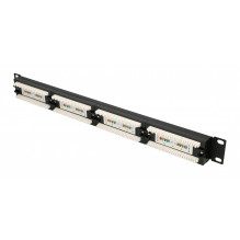 EXTRALINK 24 Port Cat5e UTP Gigabit Patch Panel V2