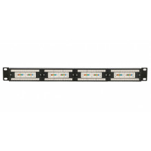 EXTRALINK 24 Port Cat5e UTP Gigabit Patch Panel V2