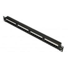 EXTRALINK 24 Port Cat5e UTP Gigabit Patch Panel V2