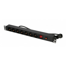 EXTRALINK 19" 1U 7 SOCKET...