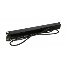 EXTRALINK 19" 1U 7 SOCKET EU TYPE POWER PDU WITH SWITCH PDU 7-EU