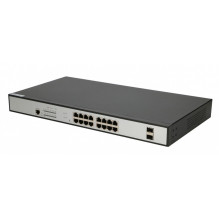 EXTRALINK ARES FULL GIGABIT MANAGED POE SWITCH 16 PORTS 10/ 100/ 1000M TX WITH POE, CONSOLE PORT, AND 2X GE SFP