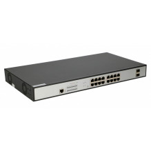 EXTRALINK ARES FULL GIGABIT MANAGED POE SWITCH 16 PORTS 10/ 100/ 1000M TX WITH POE, CONSOLE PORT, AND 2X GE SFP