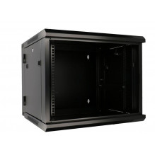 EXTRALINK 9U 600X600 AZH WALL-MOUNTED RACKMOUNT CABINET SWINGTYPE BLACK