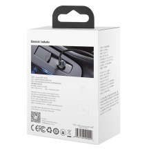 Baseus Grain Pro 2x USB 4.8A automobilinis įkroviklis (juodas)