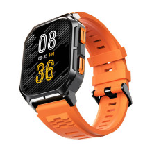 Oranžinis išmanusis laikrodis „HiFuture FutureFit Ultra3“.