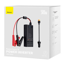 Power Inverter Baseus 500W (220V CN/ EU) (juodas)