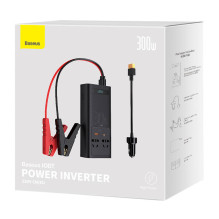 Power Inverter Baseus 300W (220V CN/ EU) (juodas)
