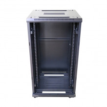 EXTRALINK 22U 600X600 STANDING RACKMOUNT CABINET BLACK