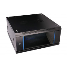 EXTRALINK 4U 600X600 WALL-MOUNTED RACKMOUNT CABINET BLACK