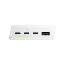 Green Cell GC PowerPlay 20S White Power Bank 20000mAh 22,5W PD USB C su greito įkrovimo nešiojamu telefono įkrovikliu, s
