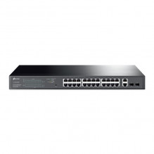 TP-LINK 28-Port Gigabit Easy Smart Switch with 24-Port PoE+