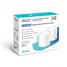 „TP-LINK AX3000 Whole Home Mesh Wi-Fi 6 System“, „Deco X60“, 2 pak.