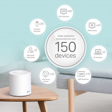 „TP-LINK AX3000 Whole Home Mesh Wi-Fi 6 System“, „Deco X60“, 2 pak.