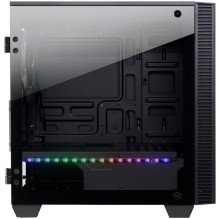 Chassis INTER-TECH X-608 INFINITY MICRO, microATX, RGB, Front and Side Tempered Glass, w/ o PSU