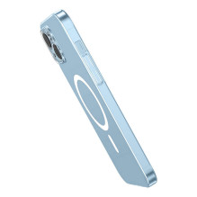 Baseus Crystal serijos magnetinis dėklas, skirtas iPhone 14 Plus + grūdintas stiklas