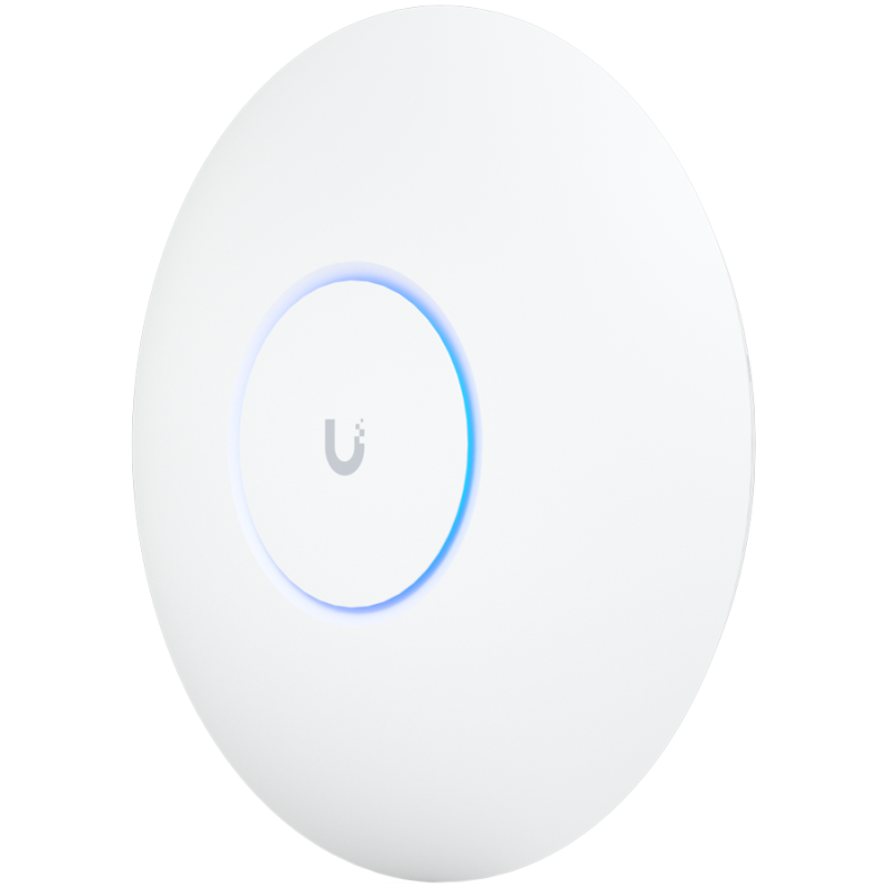 UBIQUITI U6 Pro WiFi 6 6 spatial streams 140 m² (1,500 ft²) coverage 350+ connected devices Powered using PoE GbE uplink