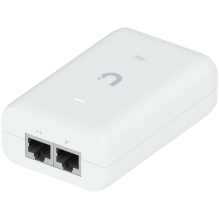 UBIQUITI PoE+ Adapter Delivers up to 30W of PoE+ Additional power drives devices such as U6 LR, U6 Enterprise, Camera DS