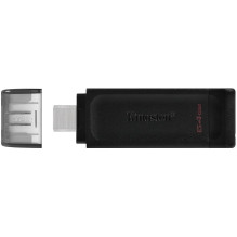 Kingston 64GB USB-C 3.2 Gen 1 DataTraveler 70, EAN: 740617305302