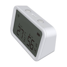 Išmanusis temperatūros ir drėgmės jutiklis HomeKit NEO NAS-TH02BH ZigBee su LCD ekranu