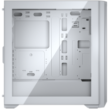 PUMA | MX330-G Pro White | PC dėklas | Vidurinis bokštas / tinklinis priekinis skydelis / 1 x 120 mm ventiliatorius / TG