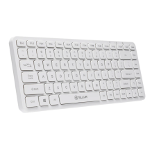 „Tellur Mini“ belaidė klaviatūra balta