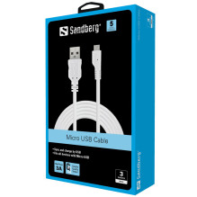 Sandberg 440-72 MicroUSB Sync / Charge Cable 3m