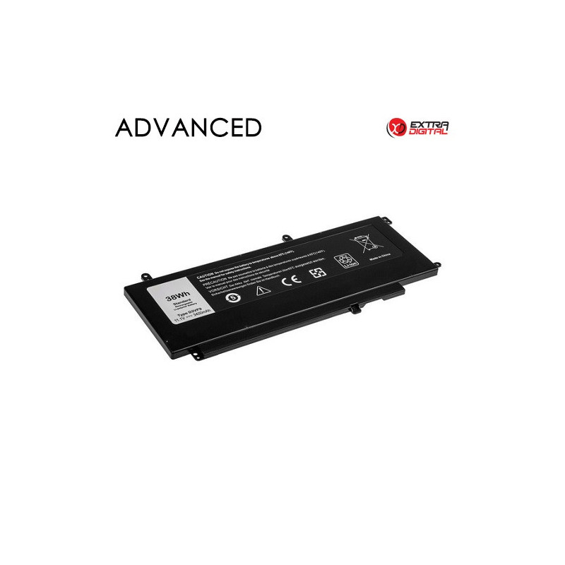 Notebook Battery DELL D2VF9, 3400mAh, Extra Digital Advanced