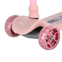 NILS FUN HLB09 LED children's scooter pink