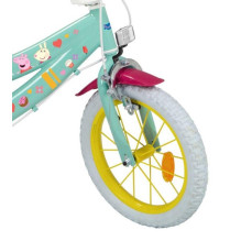 Children's bicycle 14&quot; Peppa Pig green 1498 TOIMSA
