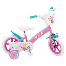 Children's bicycle 12&quot; Peppa Pig pink 1195 Pink TOIMSA