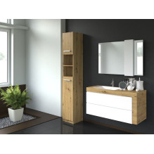 Topeshop MARBELA ARTISAN bathroom storage cabinet Oak