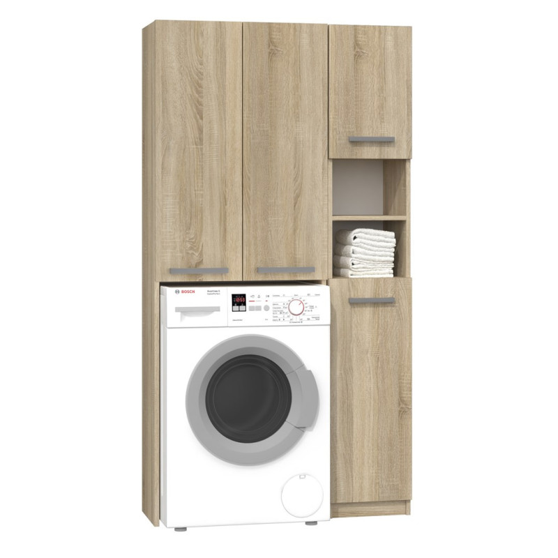 Topeshop ZESTAW MARPOL DD SONOMA bathroom storage cabinet Oak