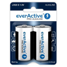 Alkaline batteries everActive Pro Alkaline LR20 D - blister card 2 pieces