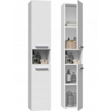 Bathroom cabinet NEL I 31x30x174 cm, matt white