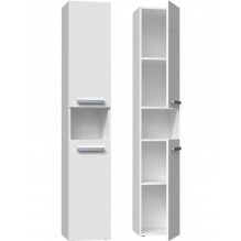 Bathroom cabinet NEL I 31x30x174 cm, matt white