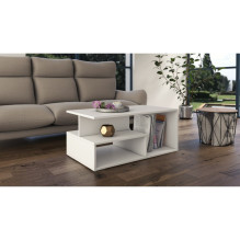 Topeshop PRIMA BIEL coffee / side / end table Coffee table Free-form shape 1 leg(s)