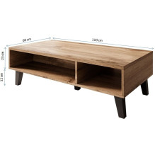 Cama coffee table NORD 110cm wotan oak / anthracite