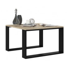 MODERN MINI table 67x67x40 cm Sonoma oak / Black