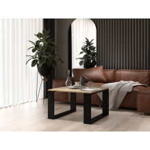 MODERN MINI table 67x67x40 cm Sonoma oak / Black