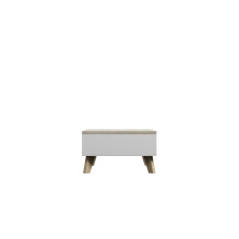 Cama LOTTA 110 coffe table white / sonoma oak