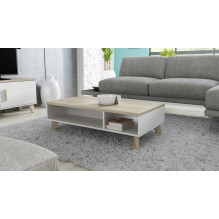 Cama LOTTA 110 coffe table white / sonoma oak