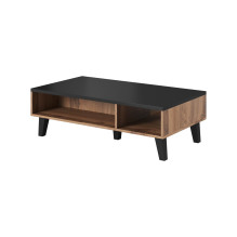 Cama LOTTA 110 coffee table wotan oak / mat black