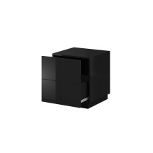 Cama bedside table REJA black gloss / black gloss