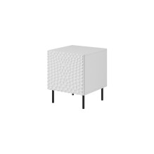 HOLE bedside table 2 pcs. 44x40.5x53.5 cm white matt