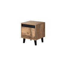 NORD bedside table 2 pcs. 40x38x45 cm oak wotan / anthracite