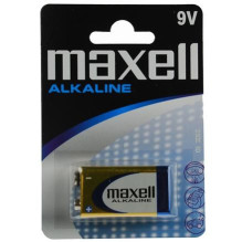 MAXELL battery Alkaline 9V, 6LR61, 1 pcs.