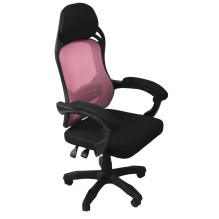 Topeshop FOTEL OSCAR CZ / RÓŻ office / computer chair Padded seat Meshed backrest